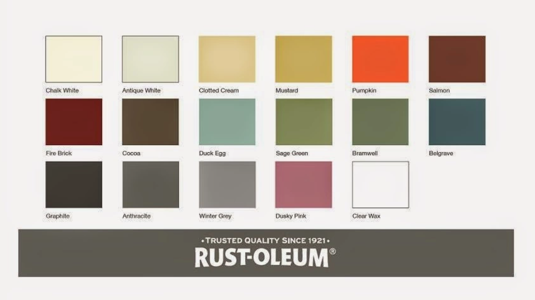 Краска для мебели с эффектом металлика Rust-oleum 