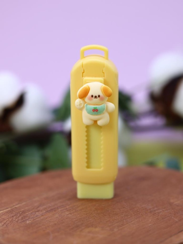 Выдвижной ластик Little dog yellow 110₽