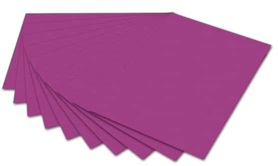 Бумага цветная Folia 50х70 см 300 г розовый темный 242₽