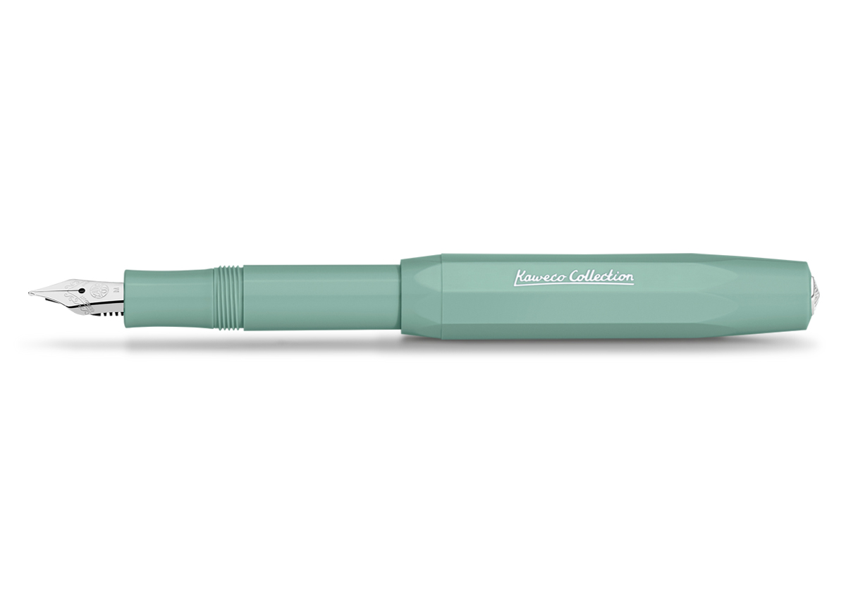 Ручка перьевая KAWECO Collection Smooth Sage пластиковый корпус ручка перьевая kaweco skyline sport ef 0 5 мм корпуса мятный