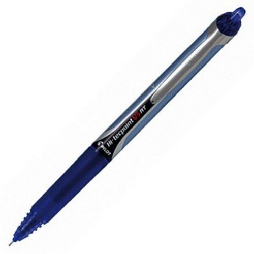 Роллер автомат Pilot “Hitecpoint” 0,25 мм, цвет синий, корпус сине-серый ручка шариковая автомат pilot super grip 0 7 мм разный чернил