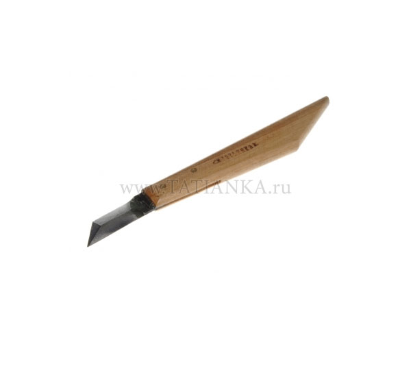 Нож для резьбы по дереву трехсторонний ТАТ-14-02/00475 -  в .
