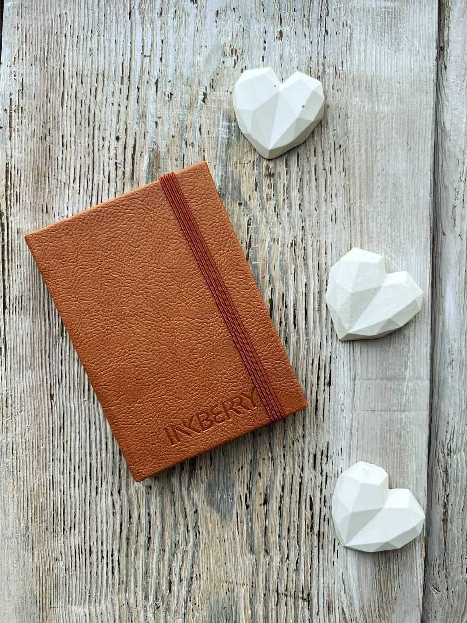 Скетчбук для акварели Inkberry 10х7 см 230 г, 30 л, 50% хлопка, коричневый