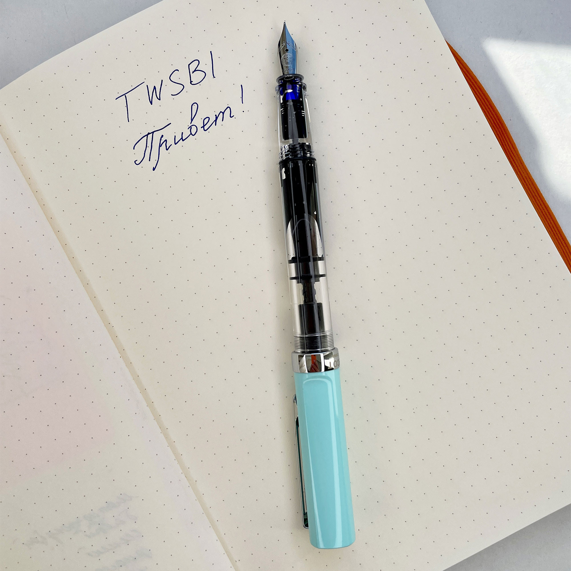 Ручка перьевая TWSBI ECO T, Мятно-голубой, F M2530990 - фото 2