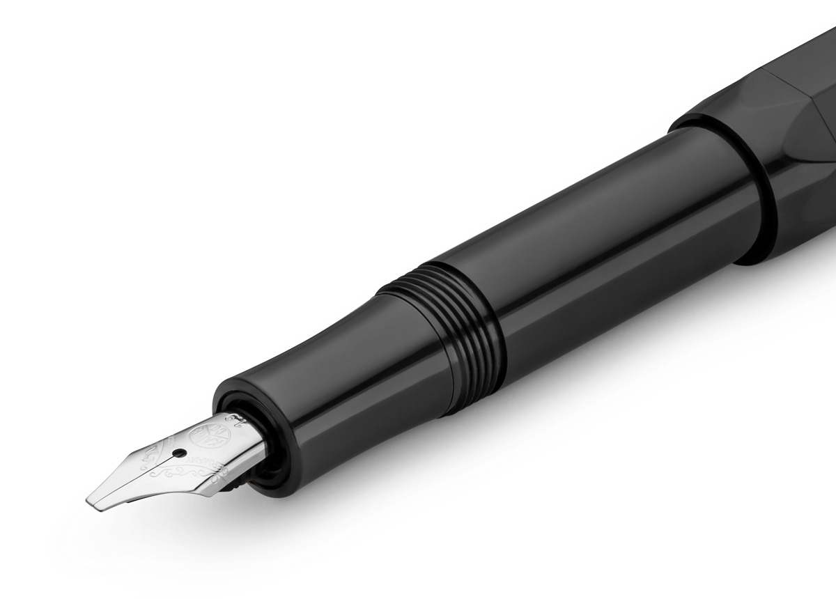 Ручка перьевая Kaweco CALLIGRAPHY 1,9 мм, чернила синие, корпус черный KW10000810 - фото 1