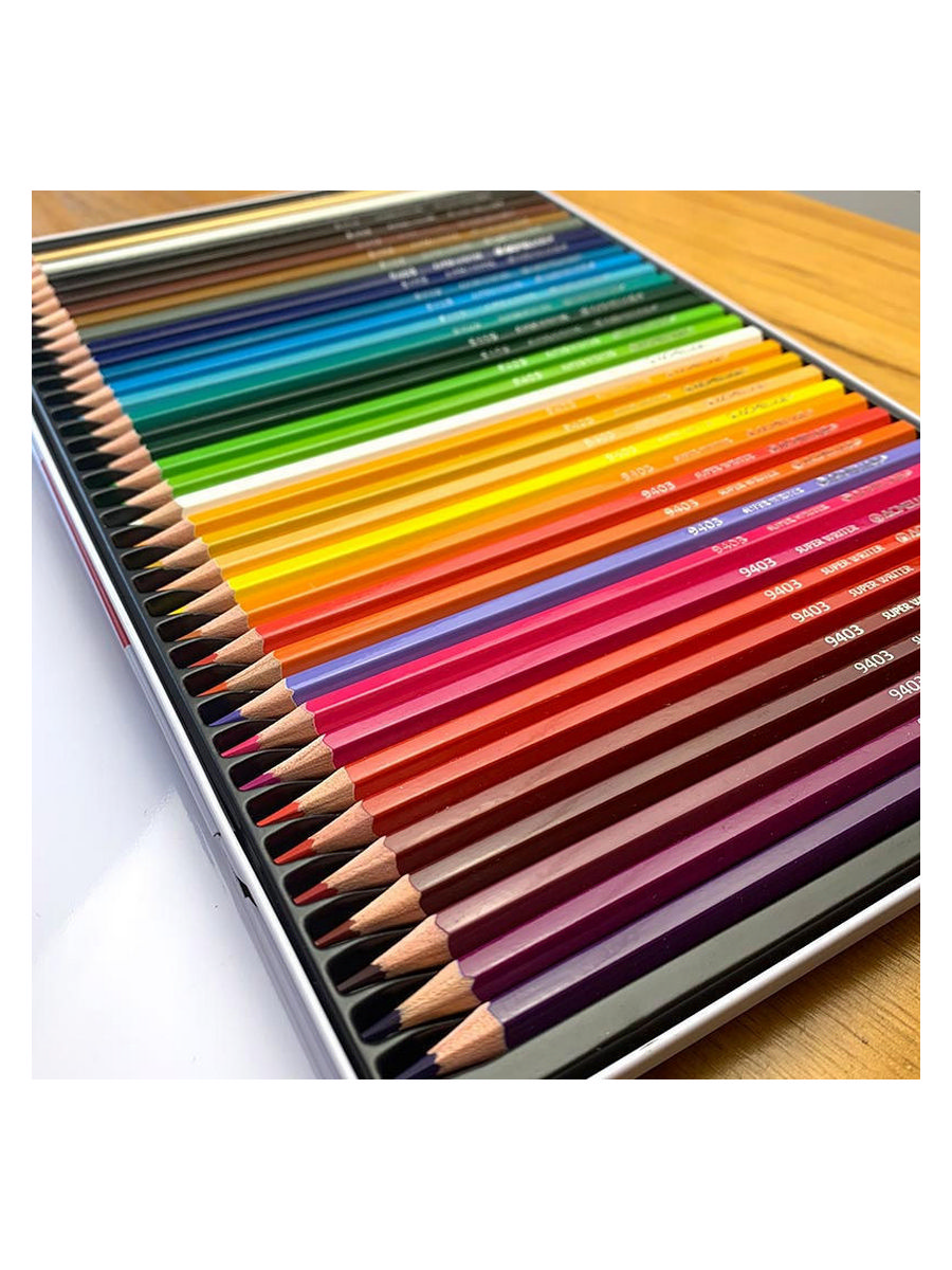 Набор карандашей цветных Acmeliae 36 цв, в металлическом футляре Acm-9800-36 - фото 5