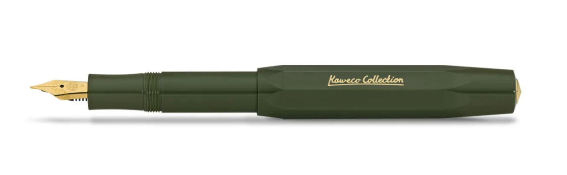 Ручка перьевая KAWECO Collection Dark Olive M 0,9 мм корпус темно-оливковый KW-10002302 - фото 1