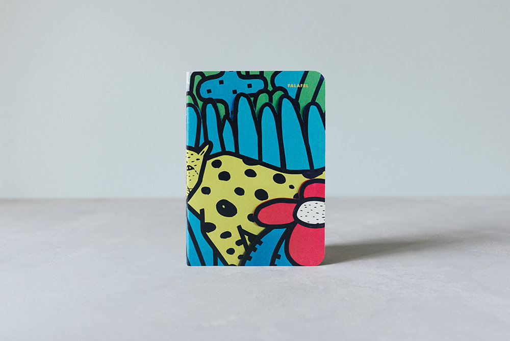 Блокнот FALAFEL BOOKS А6 Tender leopard, 40л, 80г, без линовки скетчбук с открытым переплетом falafel books а5 mimosa