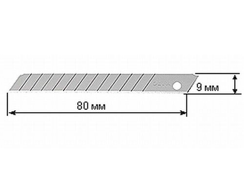 Лезвия OLFA сегментированные 9х80х0,38 мм 10 шт резчик по дереву бумага перо нож скальпель стальные лезвия гравировка ножи для ремесел искусство рисование