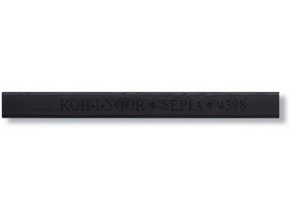 Сепия темная Koh-I-Noor 4397, брусок 7x7 мм русско чешский разговорник