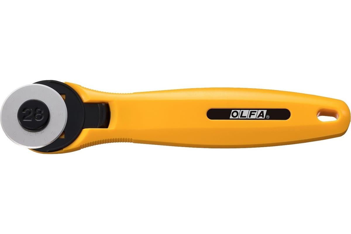 нож olfa с крюковидным лезвием с винтовым зажимом Нож OLFA круговой 28 мм