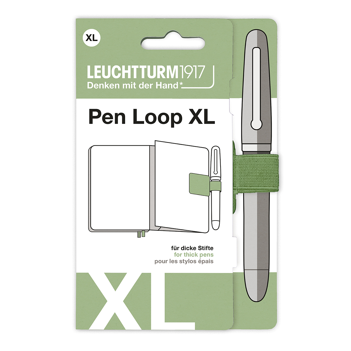 Петля самоклеящаяся Pen Loop XL для ручек Leuchtturm цвет Шалфей