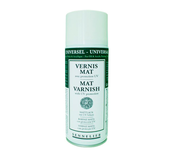 Лак для акрила и масла с UV-защитой Sennelier 400 мл матовый, в аэрозоли