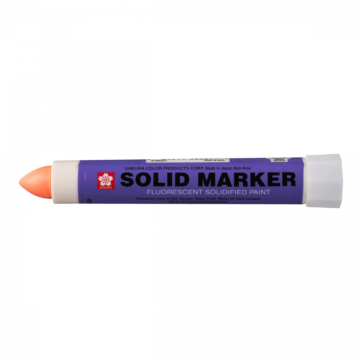 маркер на твердой основе для высоких температур sakura solid 13 мм красный Маркер на твердой основе для высоких температур Sakura 
