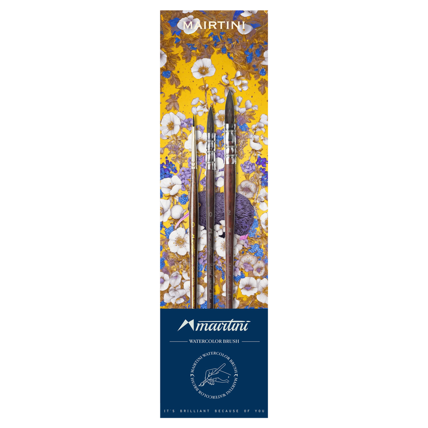 Набор кистей для аварели Mairtini 