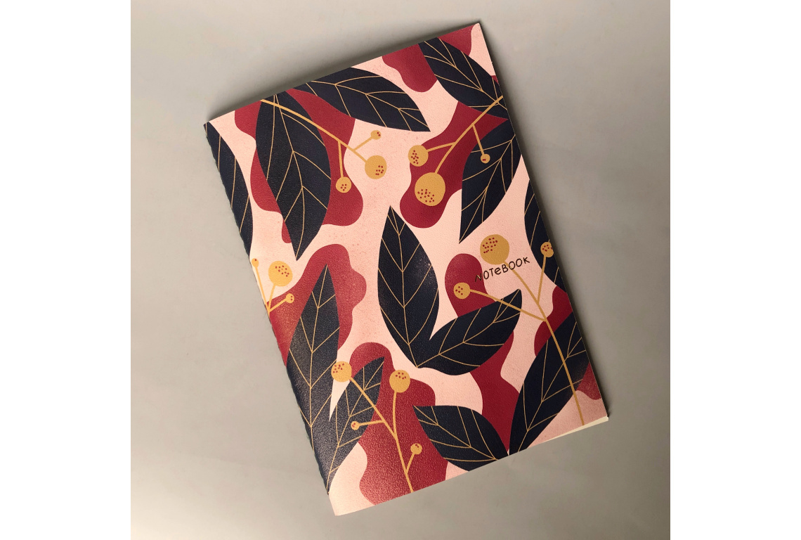 Тетрадь в клетку Second А5 24 л 90 г слоновая кость, сшивка, ламинация