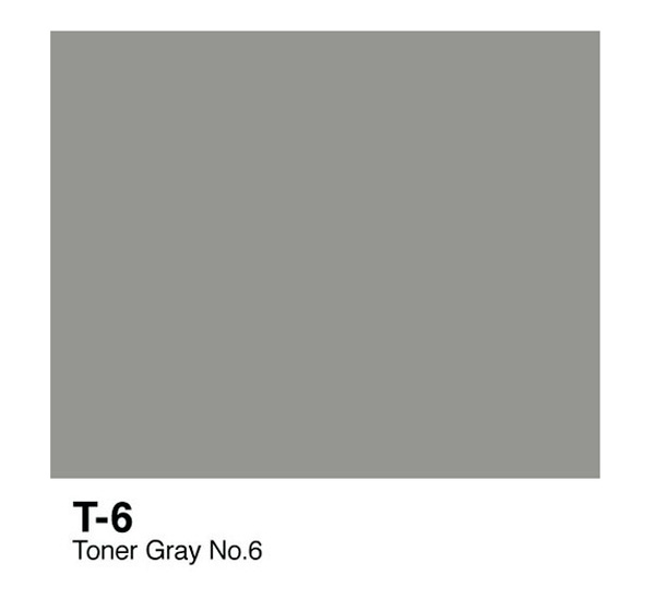 Чернила COPIC T6 (тонер серый, toner gray) C-чT6 - фото 1