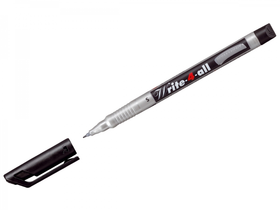 Маркер-ручка Stabilo перманетная 4 мм черный, Германия  - купить со скидкой