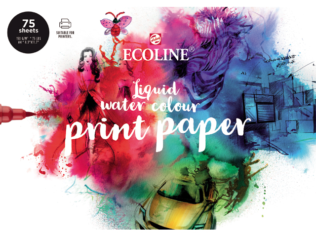 Альбом для рисования Talens "Ecoline" Printer Paper 21х29,7 см 75 л 150 г
