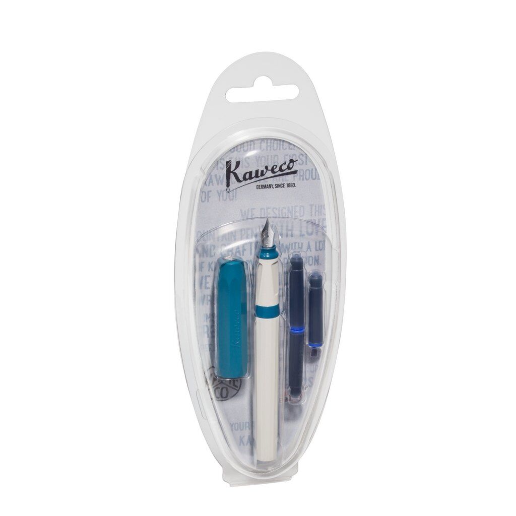 Ручка перьевая Kaweco PERKEO F 0,7 мм, чернила синие, корпус синий KW10001465 - фото 1