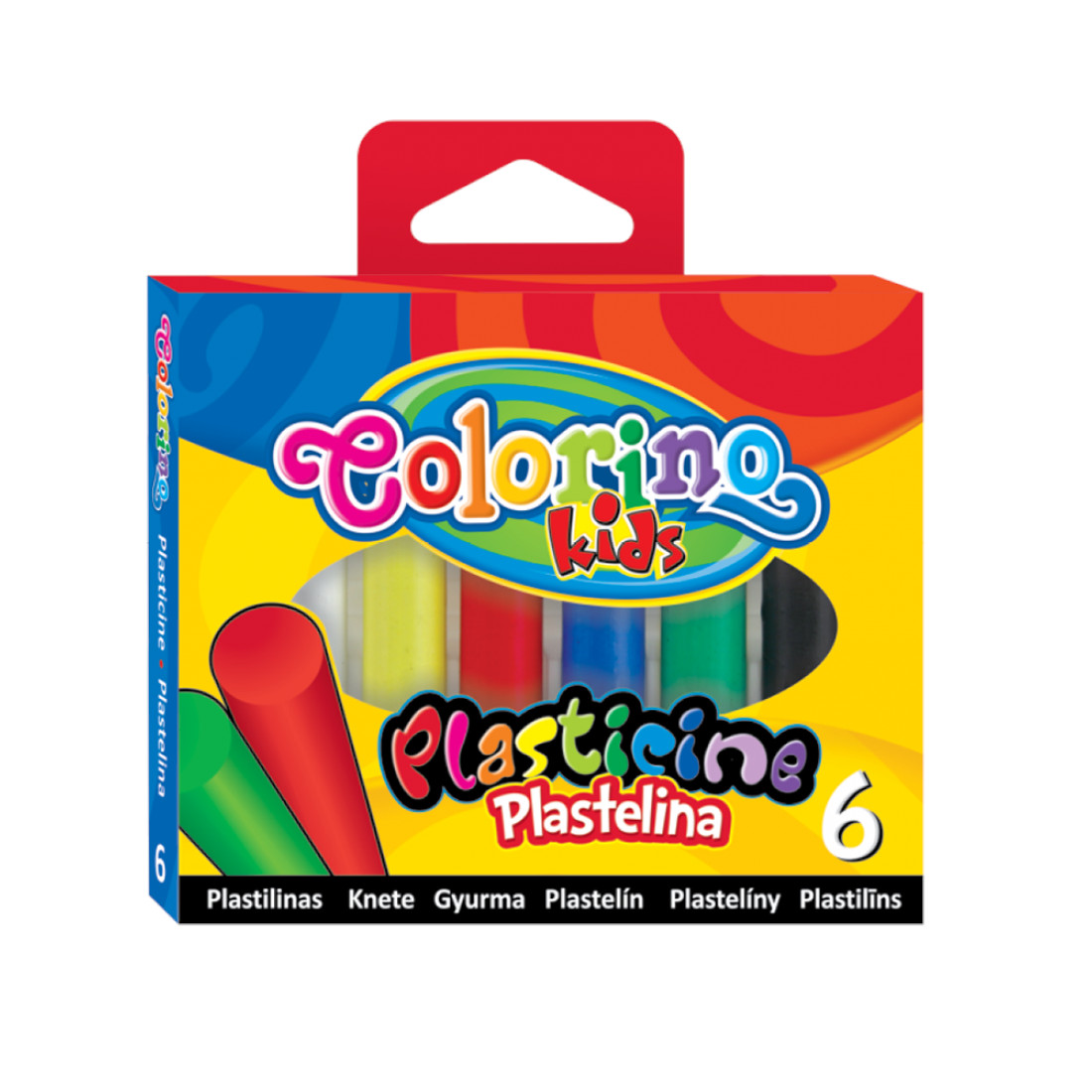 Набор пластилина Colorino 6 шт, кортонная упаковка воспитание с любовью лепим из пластилина вып 2
