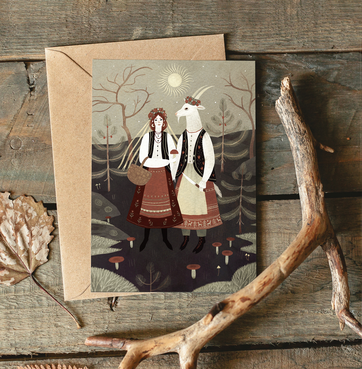 Открытка Дворникова А. 