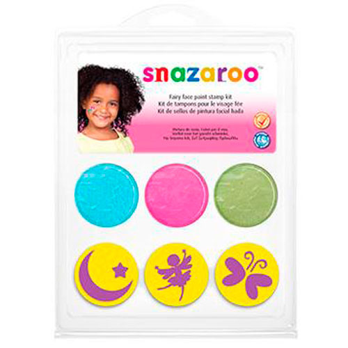 Набор красок для лица со штампами Snazaroo 