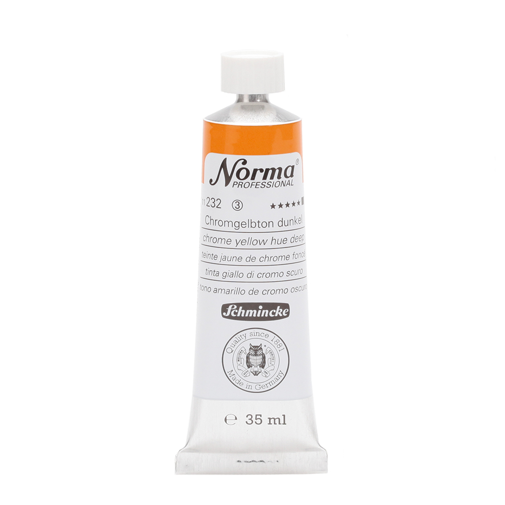 Масло Schmincke "Norma professional" 35 мл Хром желтый темный