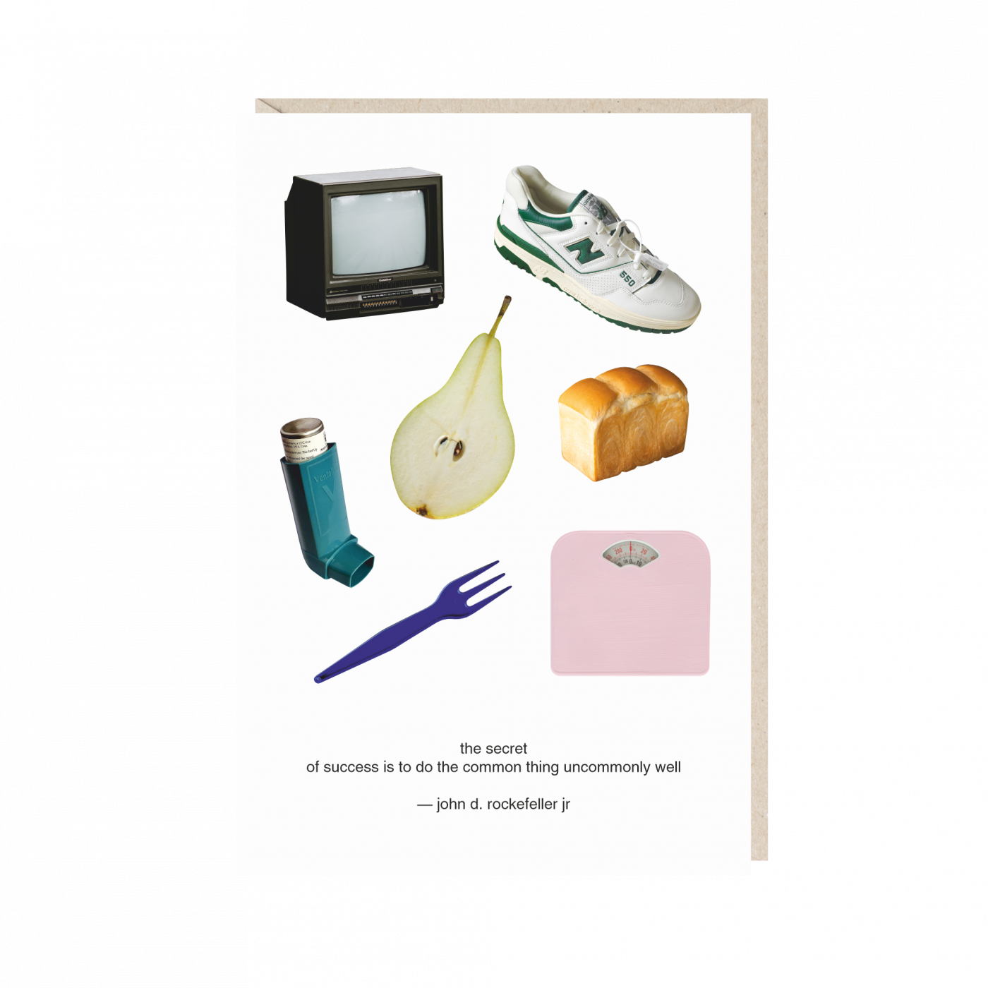 Открытка "the secret of success..."