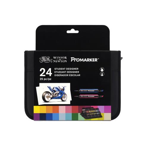 Набор маркеров ProMarker 24 цвета в пенале W&N-0290030 - фото 1