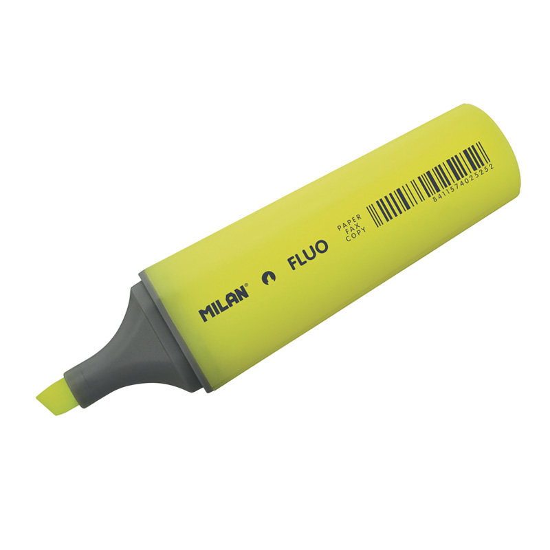 Текстовыделитель Milan Fluo 1-5 мм желтый 149₽