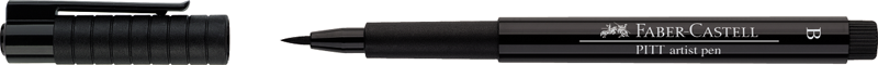 ручка гелевая автоматическая faber castell fast gel 0 7 мм черная грип Ручка капиллярная Faber-Castell 