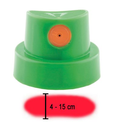 Кепс Montana 4-15 см Level 5 зеленый с оранжевой вставкой 