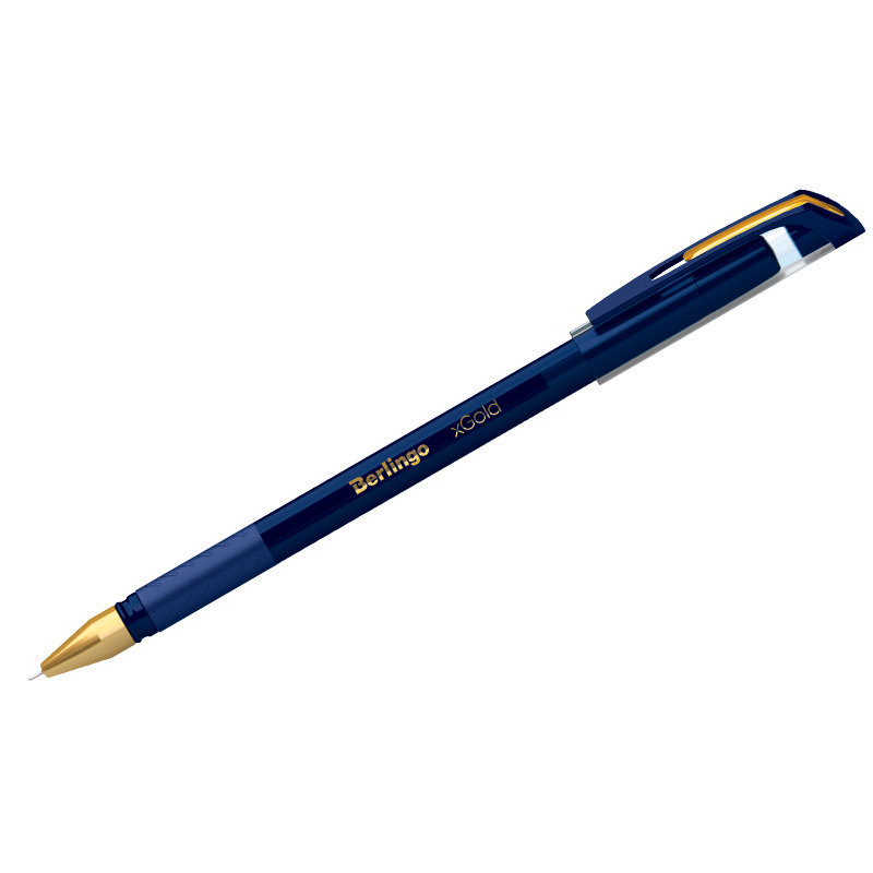 ручка шариковая berlingo triangle 100t 0 7 мм трехгран игольчатый стержень синяя Ручка шариковая Berlingo 