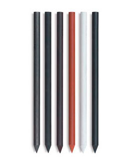 Набор стержней для цангового карандаша Cretacolor 6 шт 5,6 мм, уголь мягкий CRETA-26101 - фото 2
