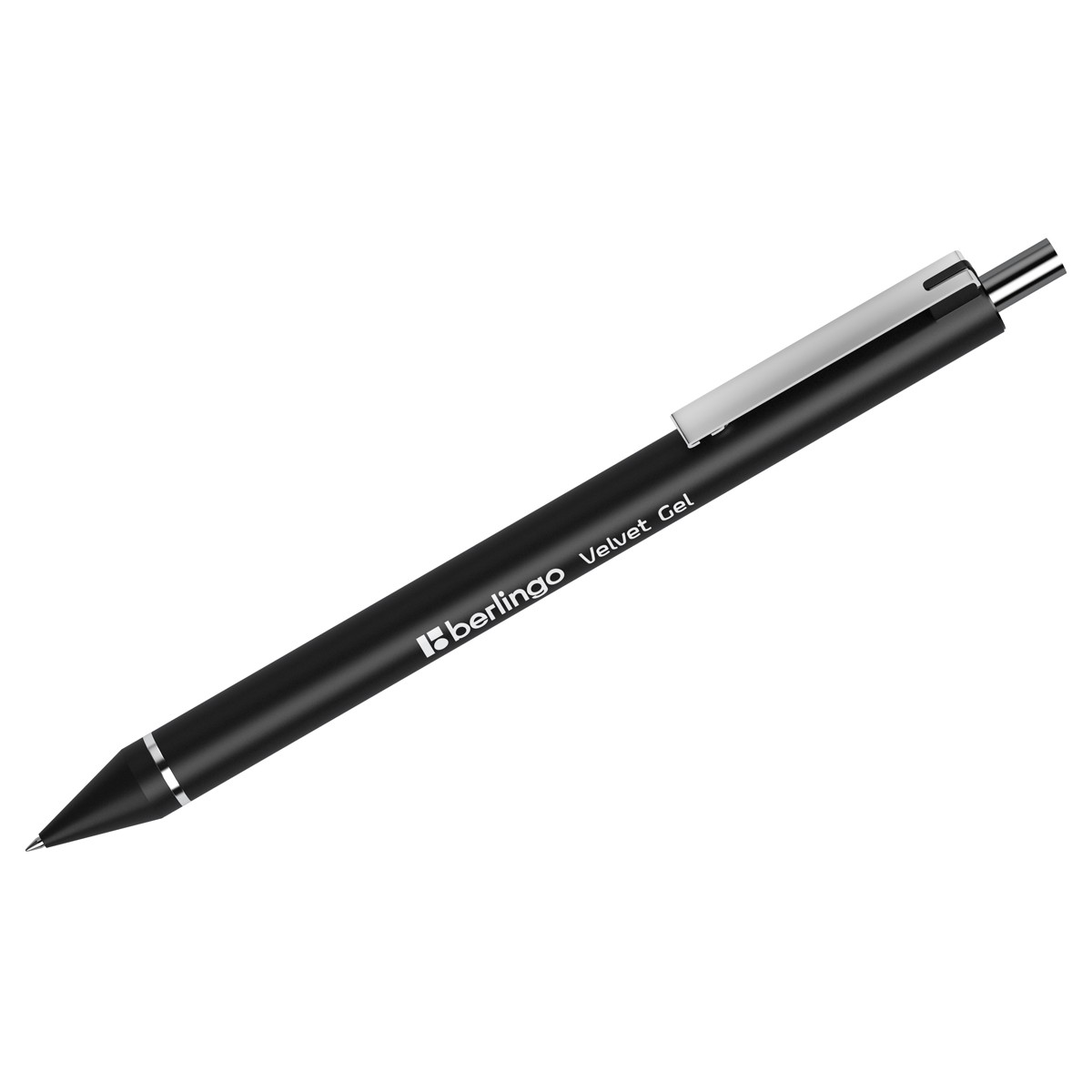 ручка гелевая berlingo velvet 0 5 мм прорезиненный корпус черная Ручка гелевая автоматическая Berlingo 