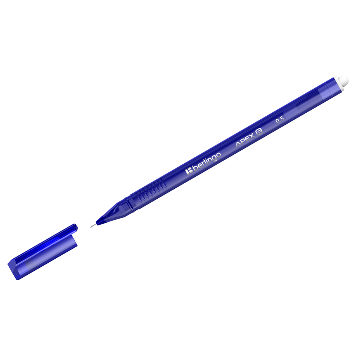 ручка гелевая berlingo apex pro синяя 0 5 мм трехгранный корпус Ручка гелевая стираемая Berlingo 