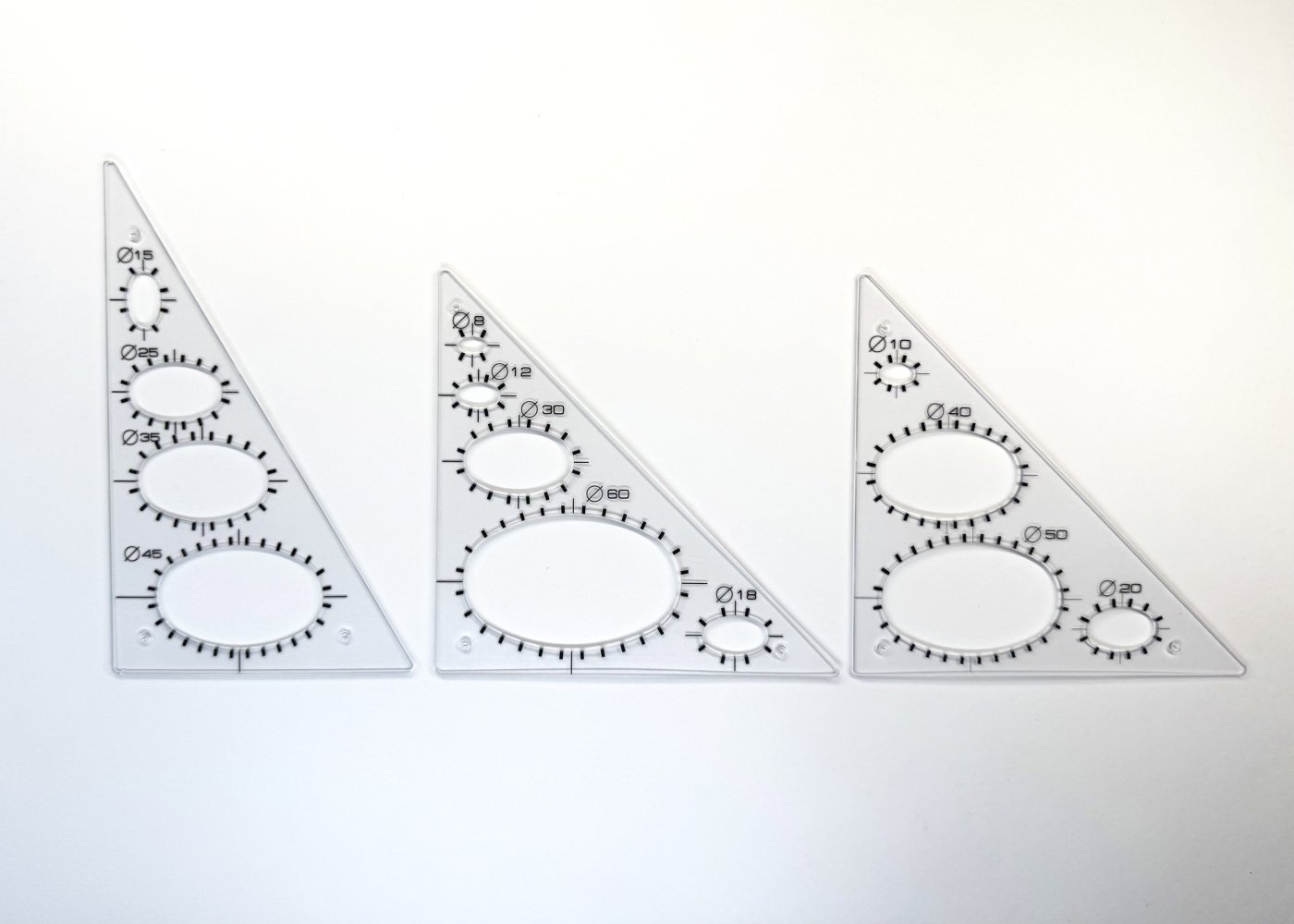 Трафарет эллипсов составной PROLine для изометрии 1494₽