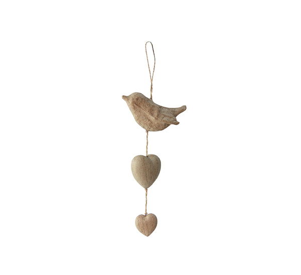 Заготовка для декорирования Love2art Птица, папье-маше, 27,4х24,2х8,9 см (PAM-102)