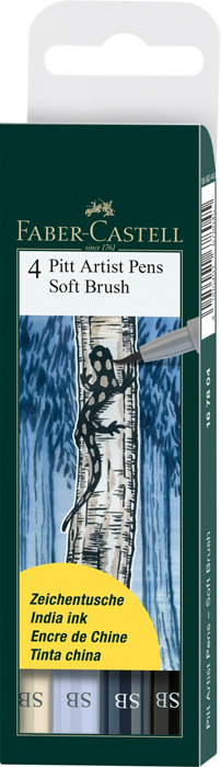 Набор ручек brush pen Faber-Castell 