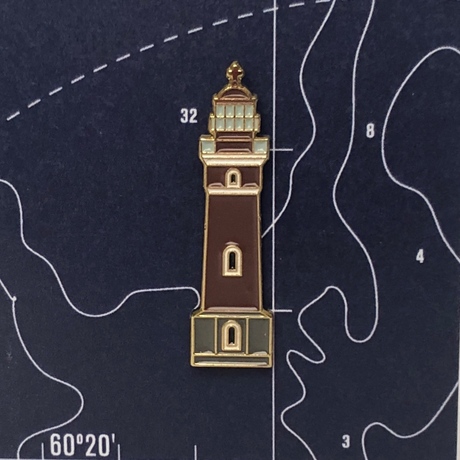 значок эмалированный маяк большой тютерс Значок эмалированный 