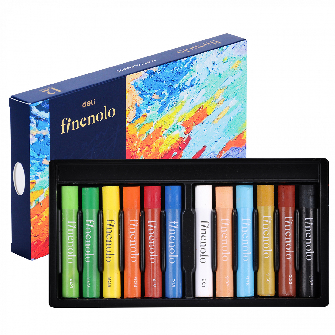 Набор пастели масляной Finenolo 12 цветов в картонной упаковке набор карандашей ных finenolo 12 ов в картонной упаковке
