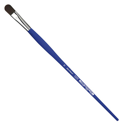 Кисть синтетика №16 овальная Da Vinci 8650 длинная ручка DV-8650-16 - фото 1