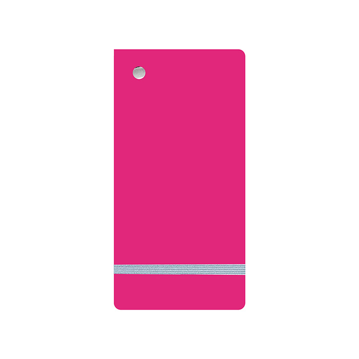 Палитра-веер для маркеров Ярко-розовый 8х17 см, гладкая бумага 160г, 60л с резинкой для крепления