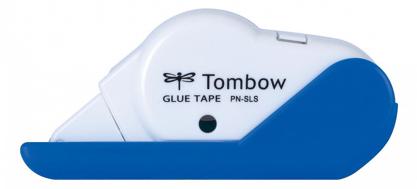 Клеящий роллер Tombow Glue Tape 8,4 мм*8 м, перманентный, корпус сине-белый PN-SLS-B