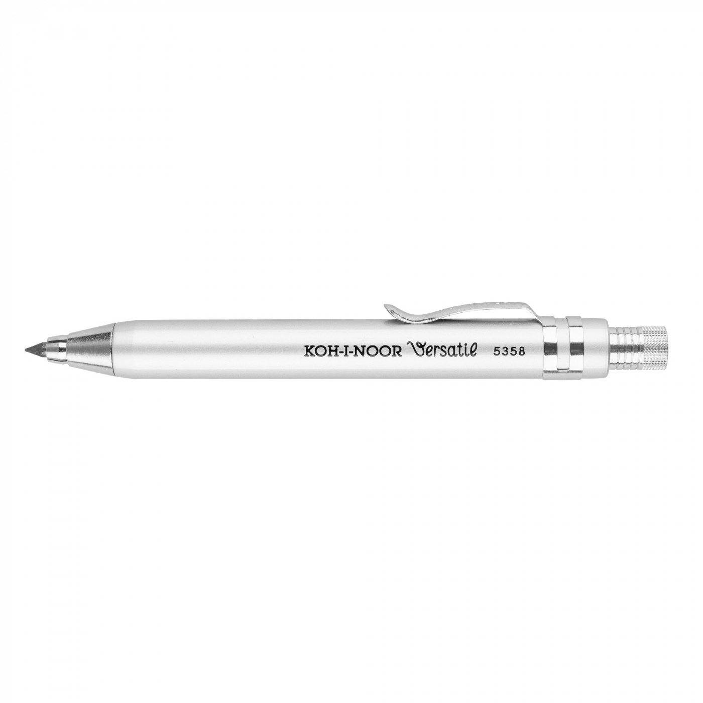 Карандаш цанговый Koh- I-Noor 3,2 мм с точилкой, серебряный корпус карандаш цанговый 2 0 мм koh i noor versatil 5209 пластиковый корпус