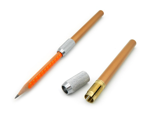 Удлинитель для карандаша, металлический, регулируемый, медь