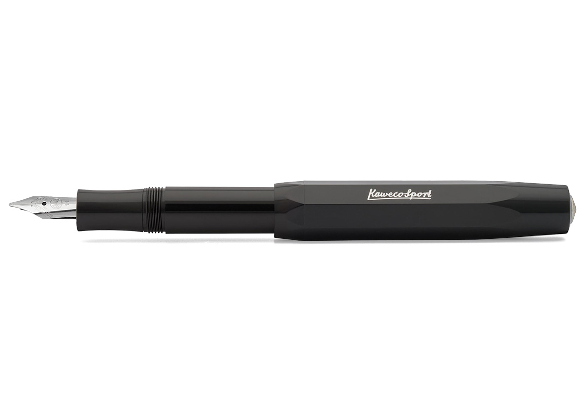 Ручка перьевая Kaweco CALLIGRAPHY 1,1 мм, чернила синие, корпус черный KW10000230 - фото 2