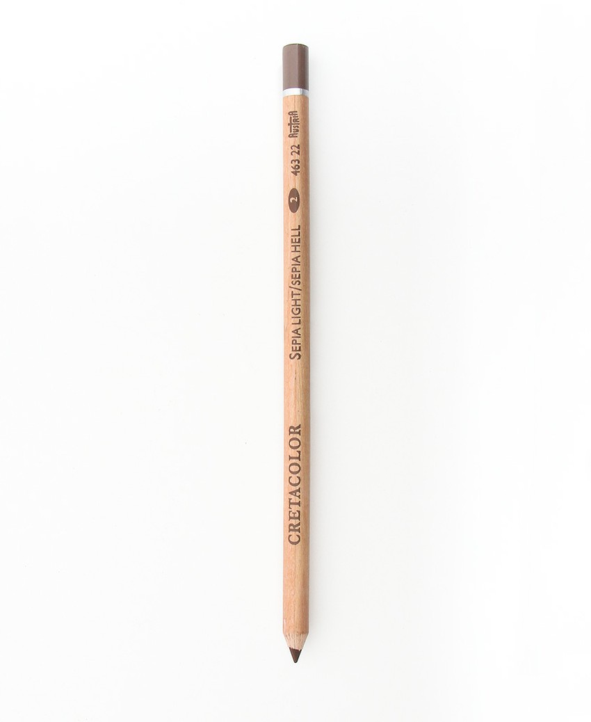 Карандаш художественный Cretacolor Сепия, средний карандаш блендер для осветления и получения эффекта реальной фотографии cretacolor молния белый