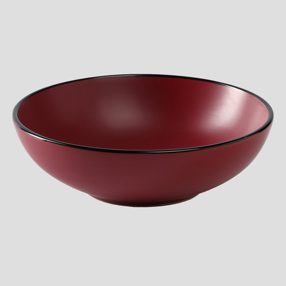 Миска KK/home 700 мл, цвет бордовый